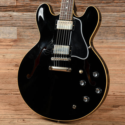 Gibson Custom Murphy Lab '61 ES-335 "CME Spec" Ultra Light Aged Antique Ebony Electric Guitars / Semi-Hollow