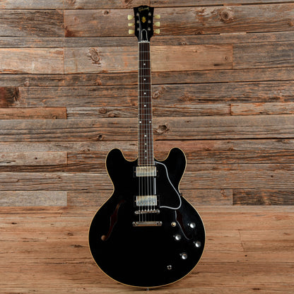 Gibson Custom Murphy Lab '61 ES-335 "CME Spec" Ultra Light Aged Antique Ebony Electric Guitars / Semi-Hollow