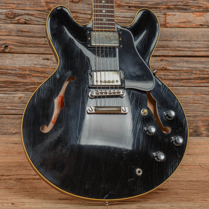 Gibson Custom Murphy Lab '61 ES-335 "CME Spec" Ultra Light Aged Antique Ebony Electric Guitars / Semi-Hollow