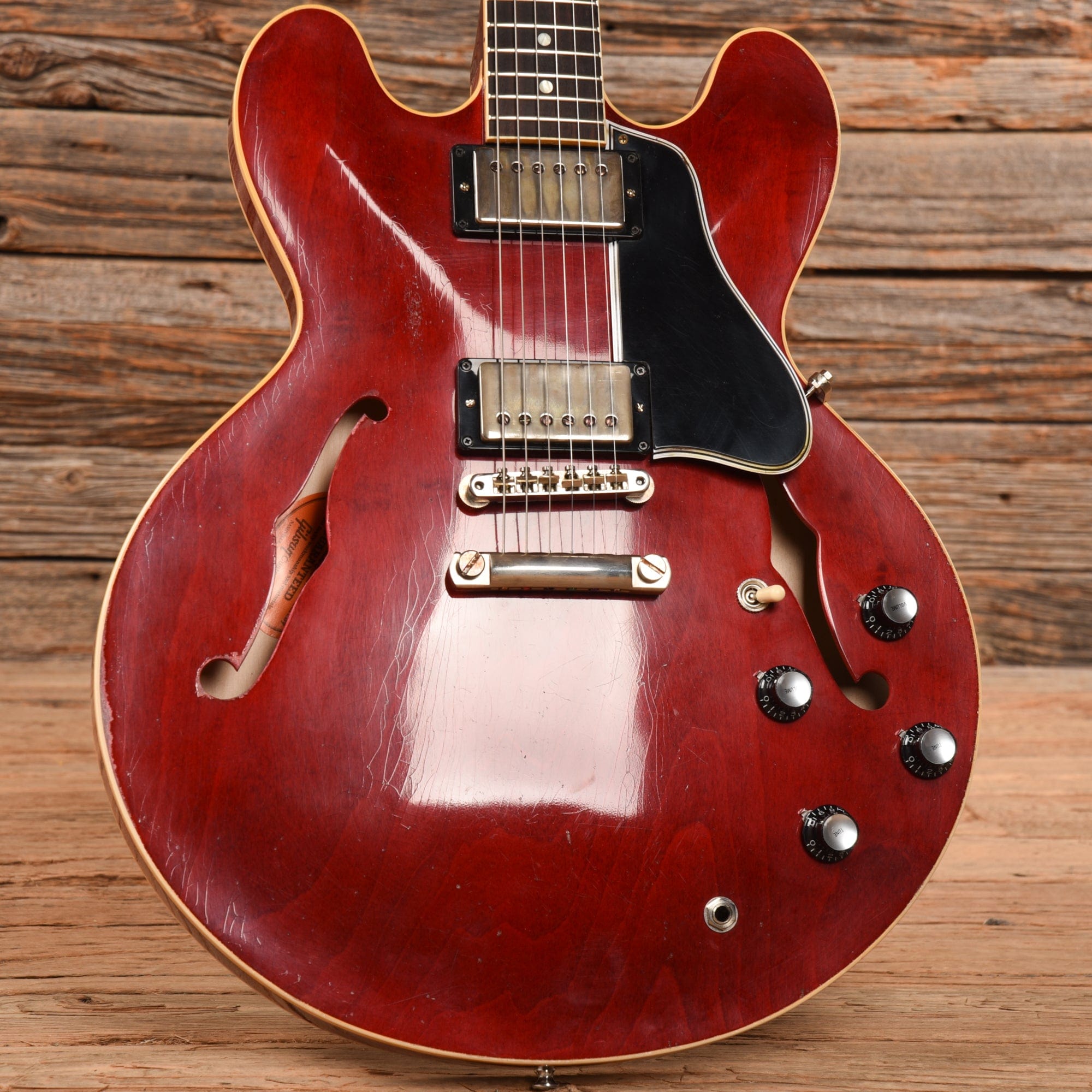 Gibson Custom Murphy Lab '61 ES-335 Reissue Heavy Aged Cherry Electric Guitars / Semi-Hollow