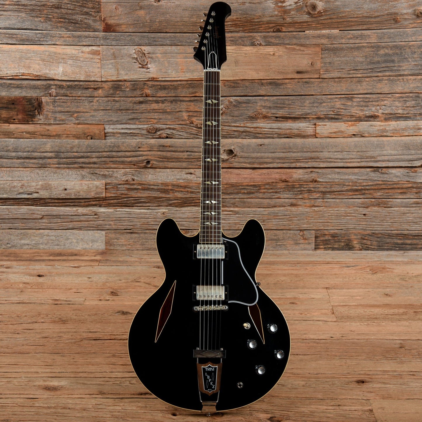 Gibson Custom Murphy Lab 64 Trini Lopez Standard Reissue Ultra Light Aged Ebony 2020 Electric Guitars / Semi-Hollow