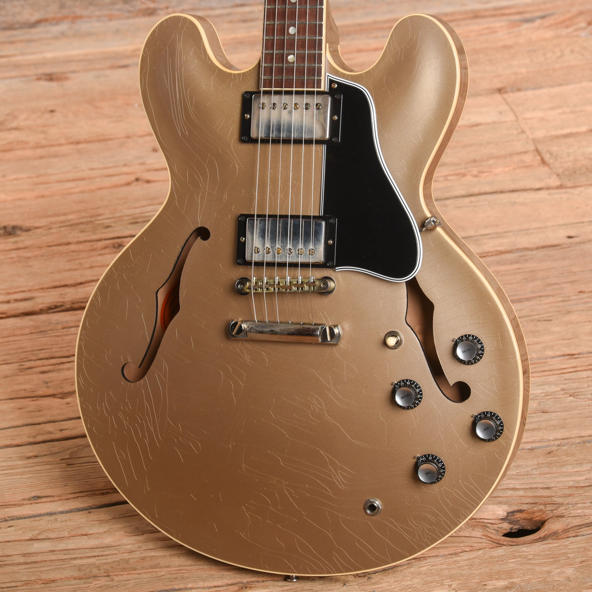 Gibson Custom Murphy Lab "CME Spec" '61 ES-335 Reissue Ultra Light Aged Antique Gold Mist Poly 2021 Electric Guitars / Semi-Hollow