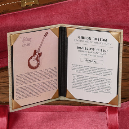 Gibson Custom Murphy LabLimited Edition '58 ES-335 Heavy Aged Vintage Sunburst 2023 Electric Guitars / Semi-Hollow