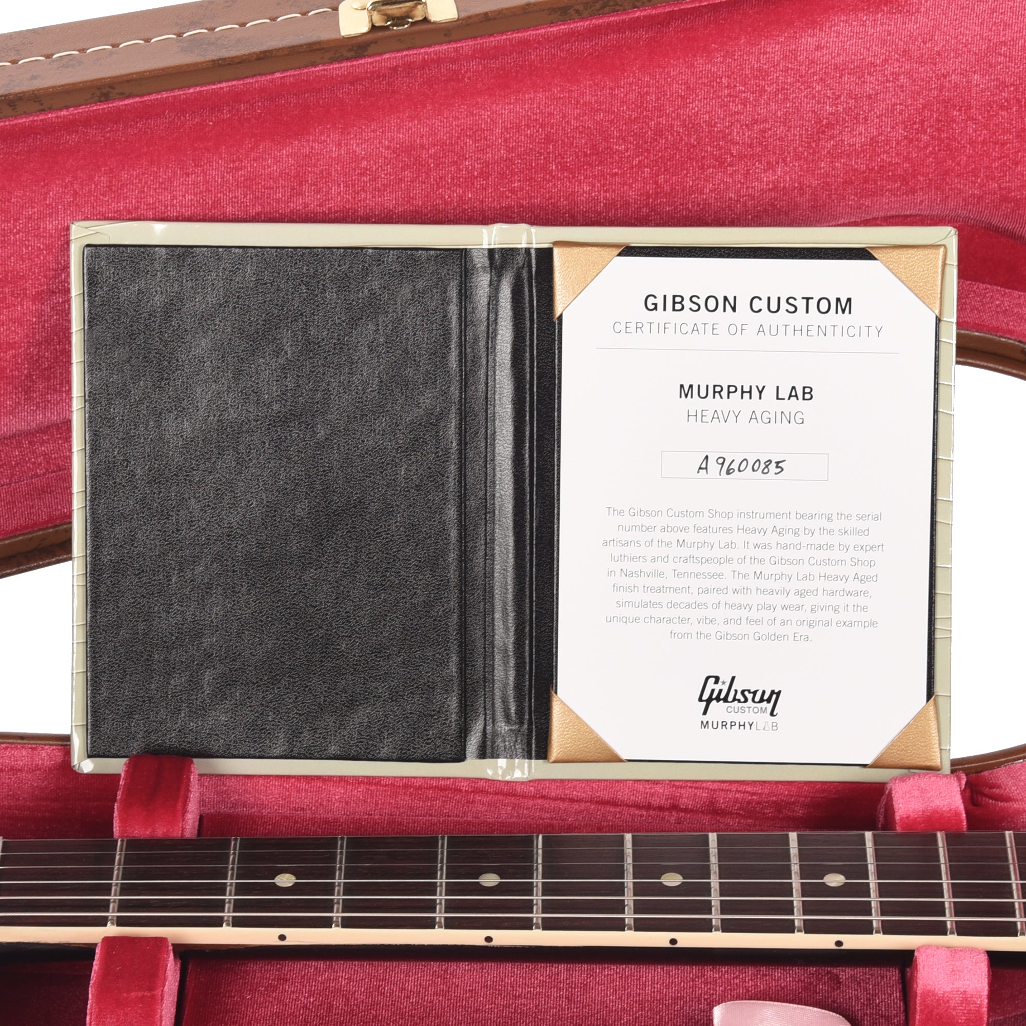 Gibson Custom Shop 1959 ES-335 Antique Dark Oxblood Murphy Lab Heavy Aged NH w/Custom 