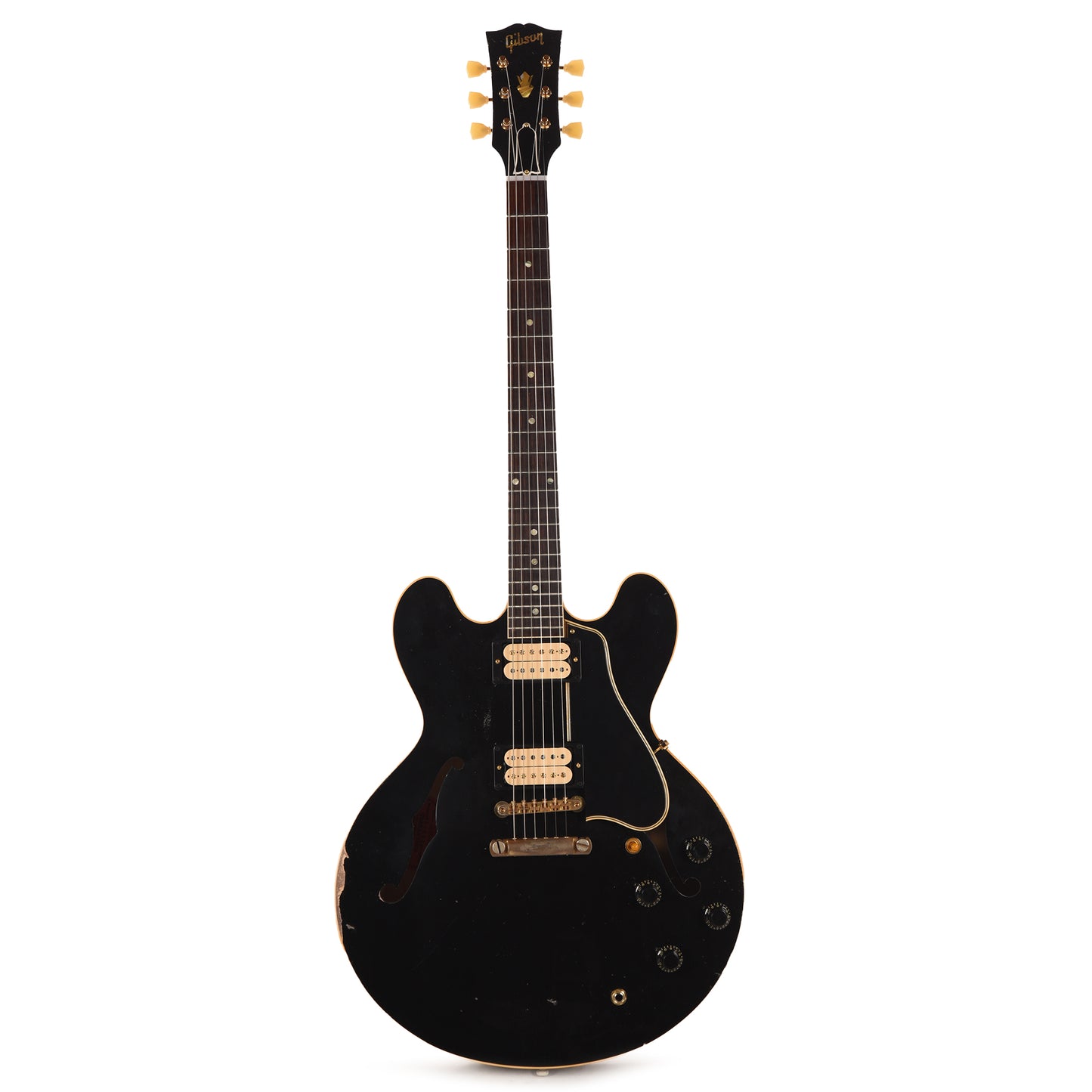 Gibson Custom Shop 1959 ES-335 "CME Spec" Antique Ebony Murphy Lab Heavy Aged Electric Guitars / Semi-Hollow