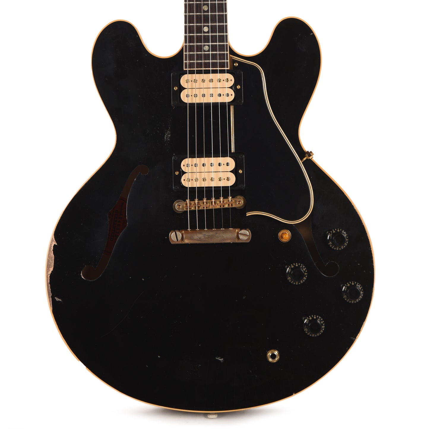 Gibson Custom Shop 1959 ES-335 "CME Spec" Antique Ebony Murphy Lab Heavy Aged Electric Guitars / Semi-Hollow