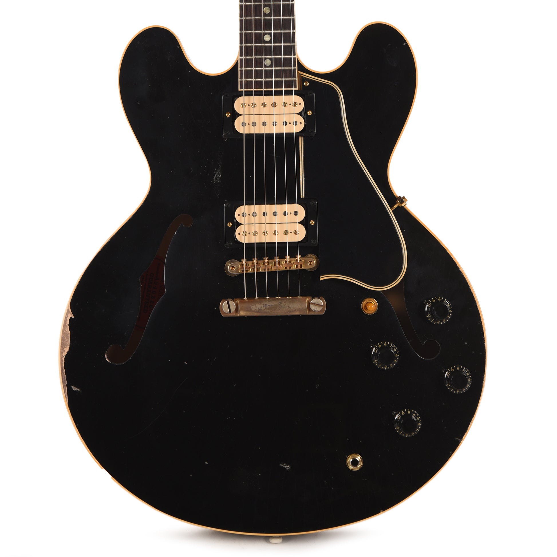 Gibson Custom Shop 1959 ES-335 "CME Spec" Antique Ebony Murphy Lab Heavy Aged Electric Guitars / Semi-Hollow