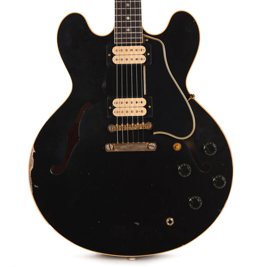 Gibson Custom Shop 1959 ES-335 "CME Spec" Antique Ebony Murphy Lab Heavy Aged Electric Guitars / Semi-Hollow