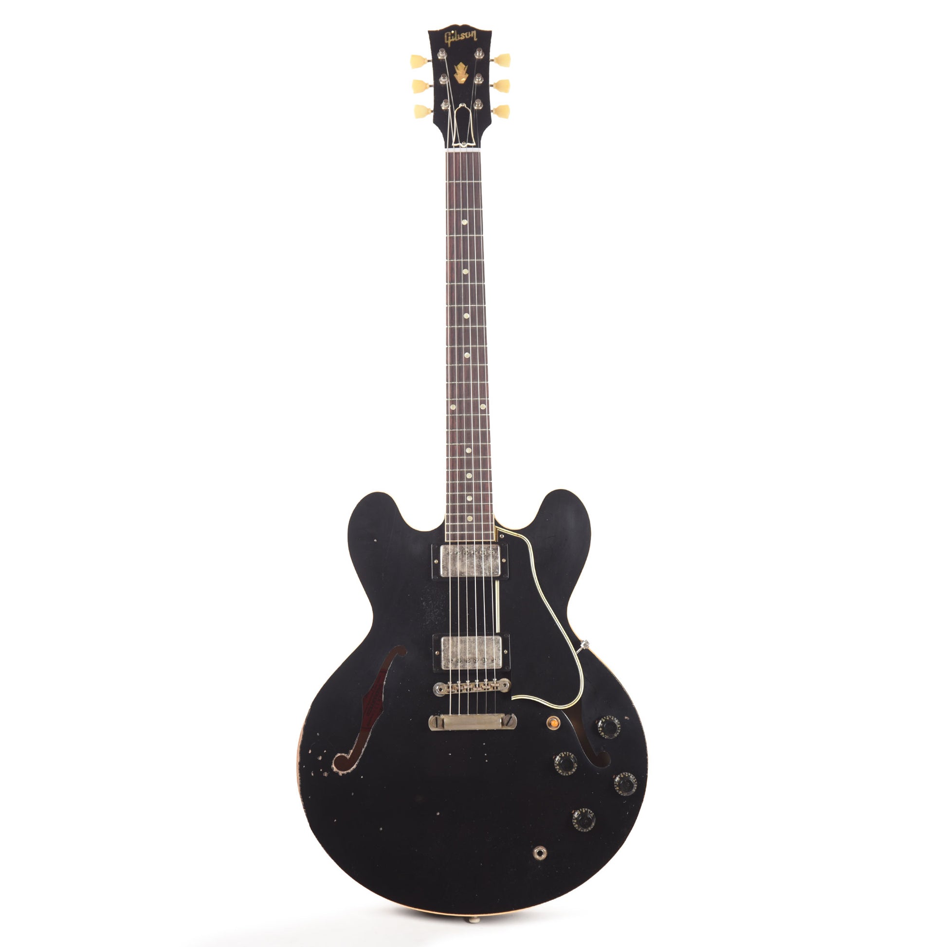 Gibson Custom Shop 1959 ES-335 "CME Spec" Antique Ebony Murphy Lab Heavy Aged Electric Guitars / Semi-Hollow