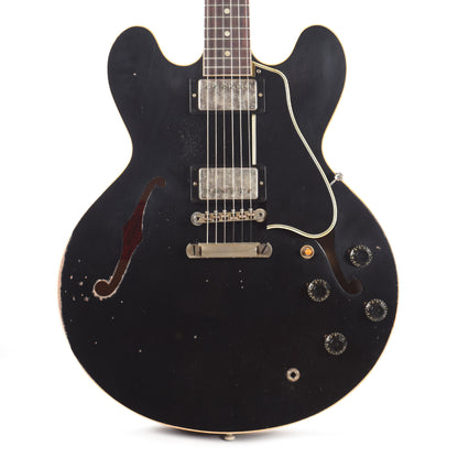 Gibson Custom Shop 1959 ES-335 "CME Spec" Antique Ebony Murphy Lab Heavy Aged Electric Guitars / Semi-Hollow