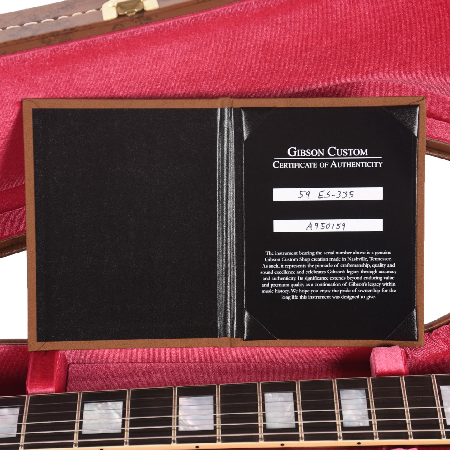 Gibson Custom Shop 1959 ES-335 "CME Spec" Double Gold VOS w/Ebony Fingerboard & Custom "S" Buckers Electric Guitars / Semi-Hollow