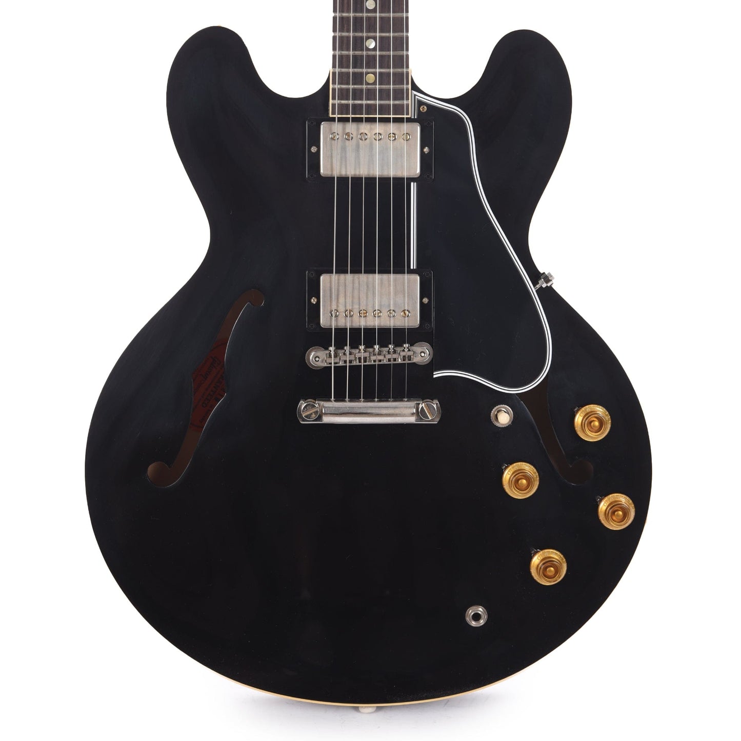 Gibson Custom Shop 1959 ES-335 Reissue "CME Spec" Antique Ebony Electric Guitars / Semi-Hollow