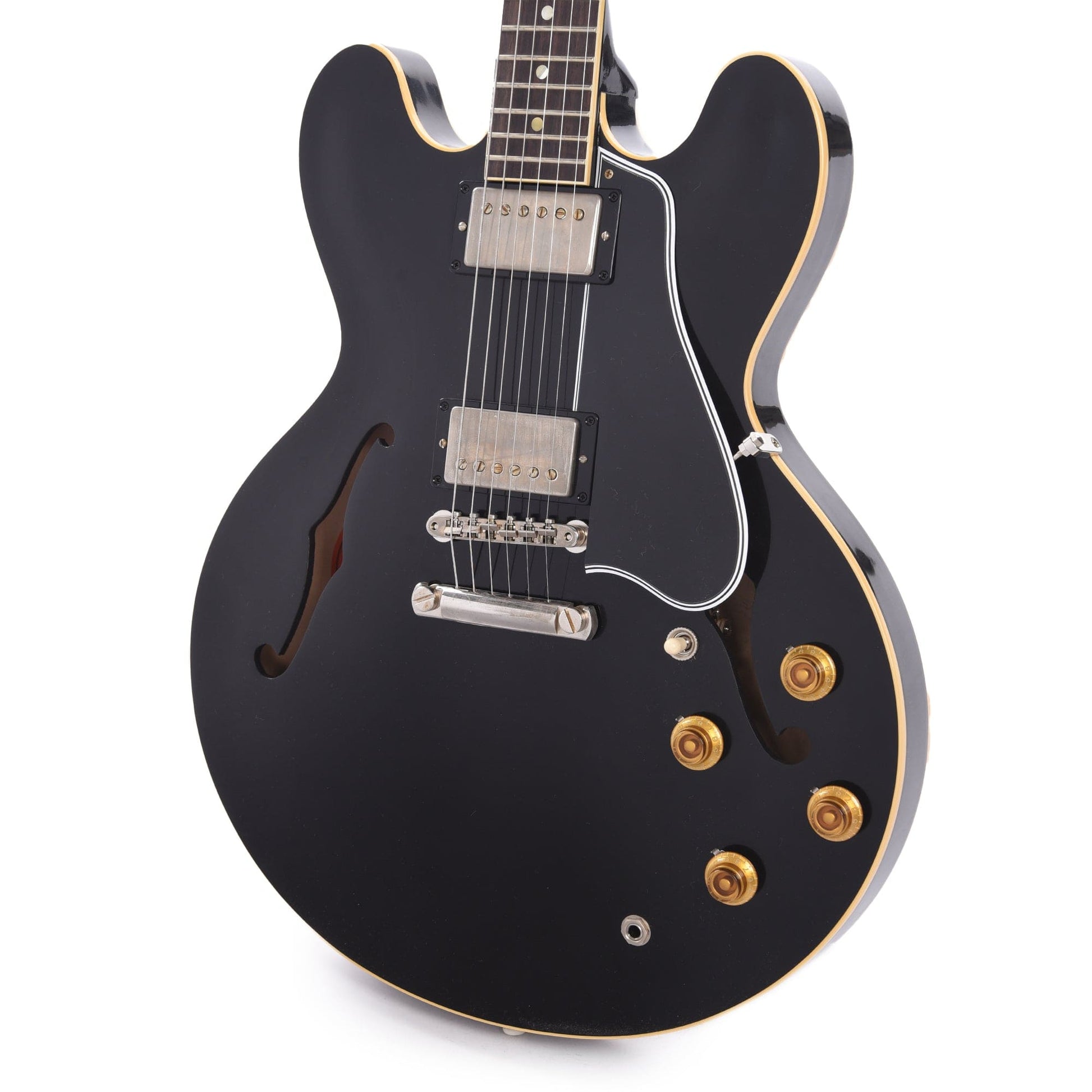 Gibson Custom Shop 1959 ES-335 Reissue "CME Spec" Antique Ebony Electric Guitars / Semi-Hollow