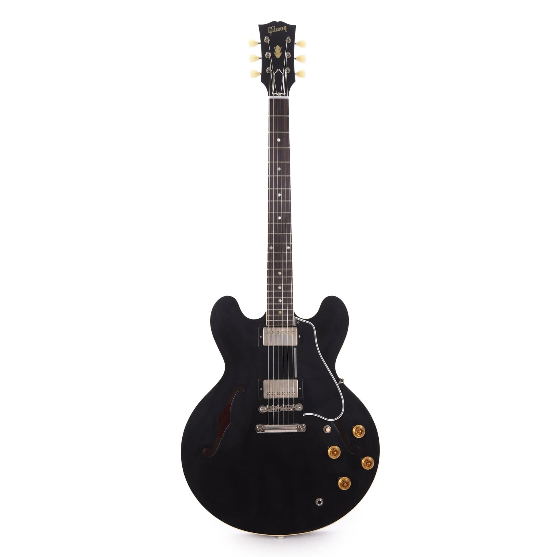 Gibson Custom Shop 1959 ES-335 Reissue "CME Spec" Antique Ebony Electric Guitars / Semi-Hollow