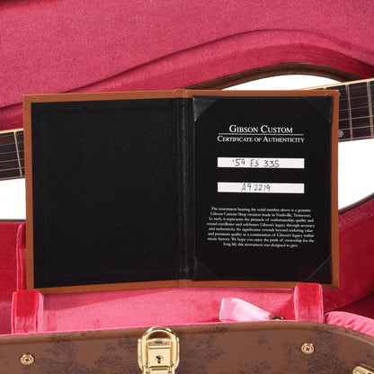 Gibson Custom Shop 1959 ES-335 Reissue "CME Spec" Antique Ebony Electric Guitars / Semi-Hollow