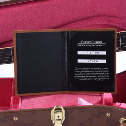 Gibson Custom Shop 1959 ES-335 Reissue "CME Spec" Antique Ebony VOS Electric Guitars / Semi-Hollow