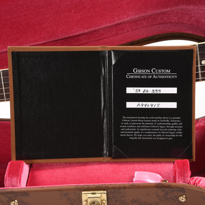 Gibson Custom Shop 1959 ES-335 Reissue "CME Spec" Antique Green Burst VOS w/Bigsby Electric Guitars / Semi-Hollow