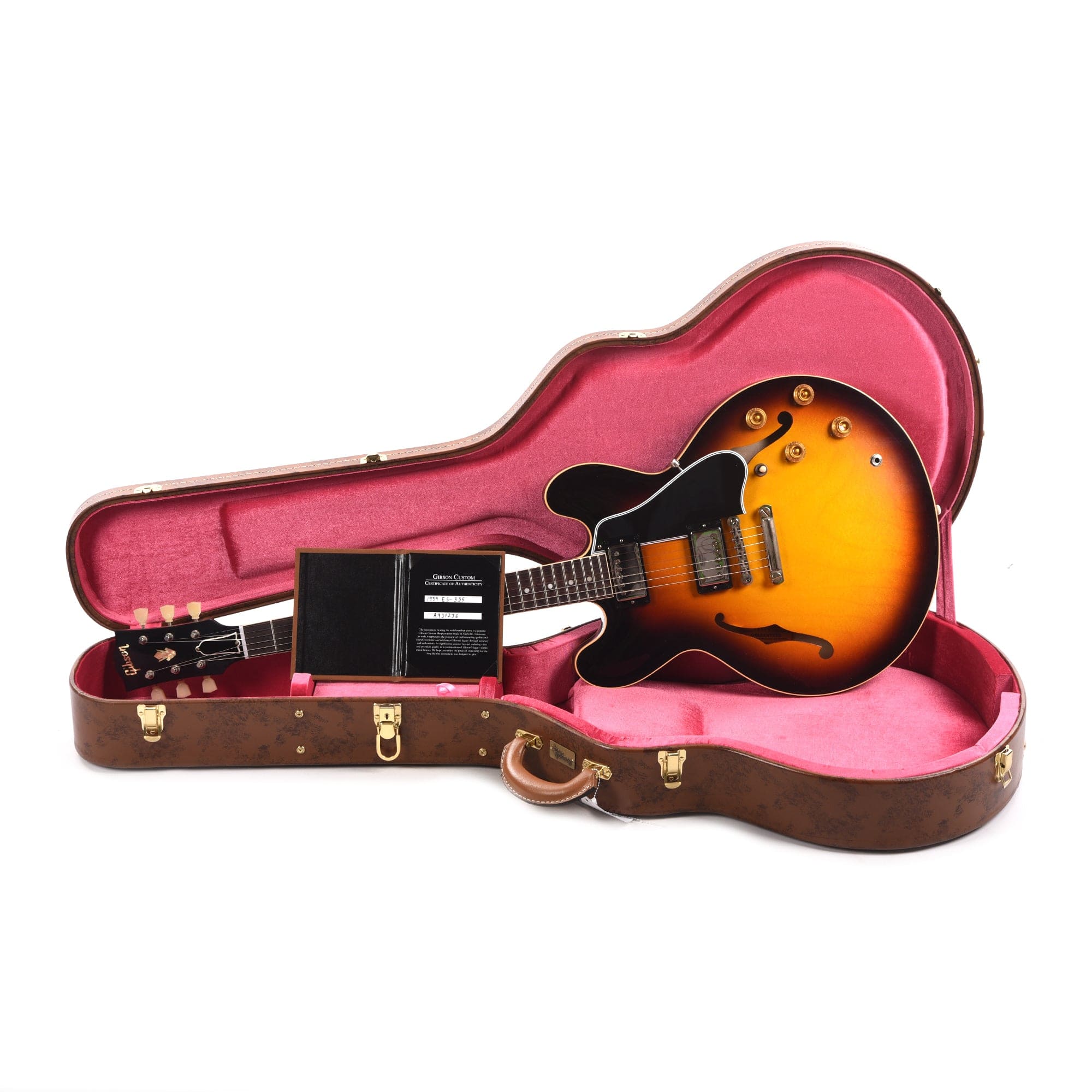 Gibson Custom Shop 1959 ES-335 Reissue Vintage Burst VOS Electric Guitars / Semi-Hollow