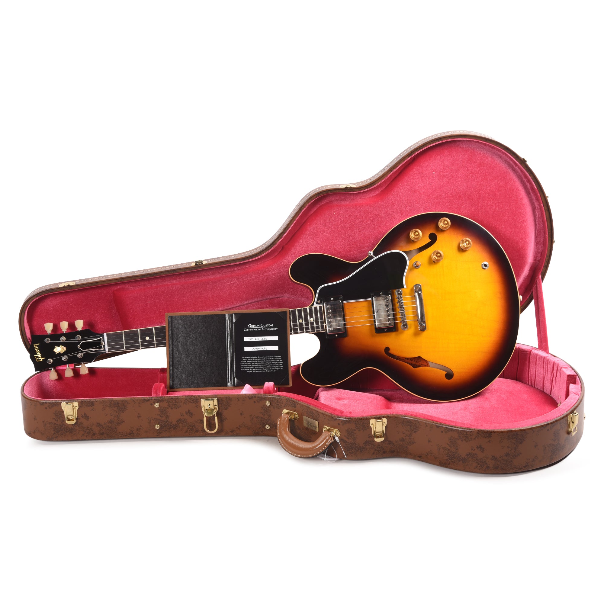 Gibson Custom Shop 1959 ES-335 Reissue Vintage Burst VOS Electric Guitars / Semi-Hollow