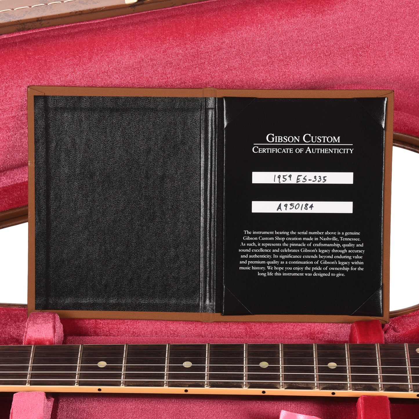 Gibson Custom Shop 1959 ES-335 Reissue Vintage Burst VOS Electric Guitars / Semi-Hollow