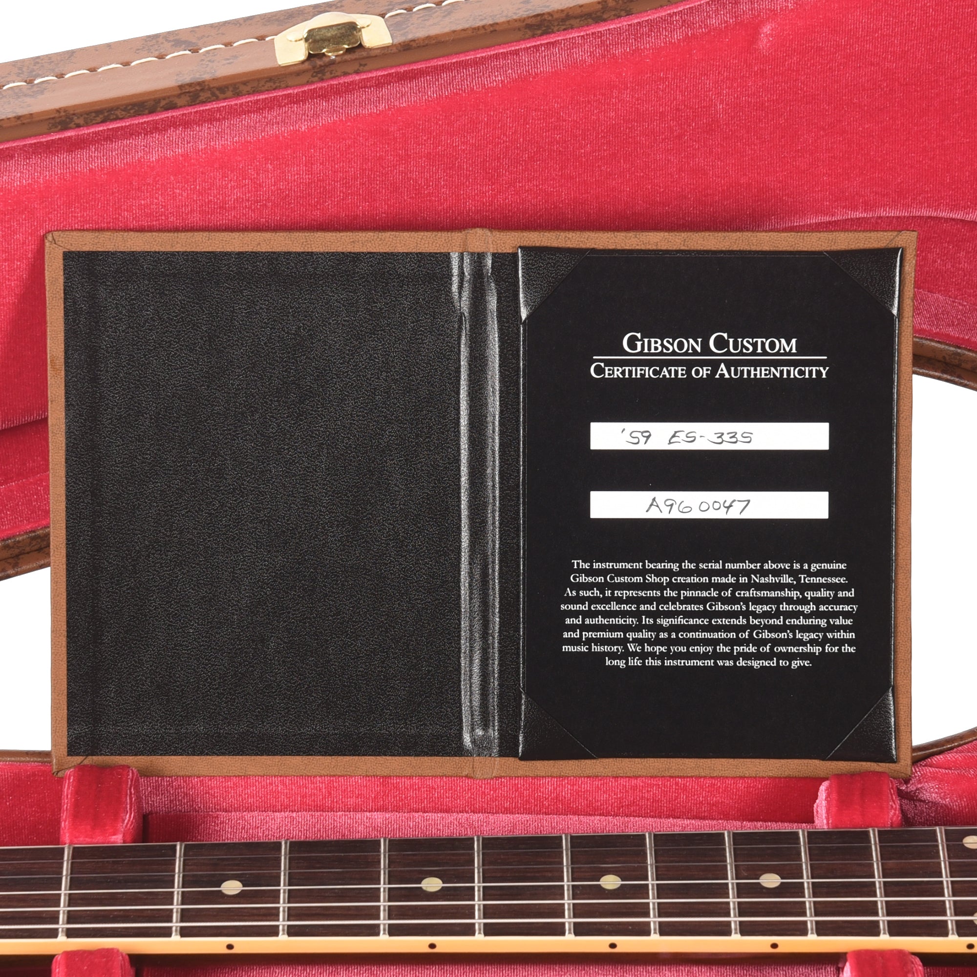 Gibson Custom Shop 1959 ES-335 Reissue Vintage Burst VOS Electric Guitars / Semi-Hollow