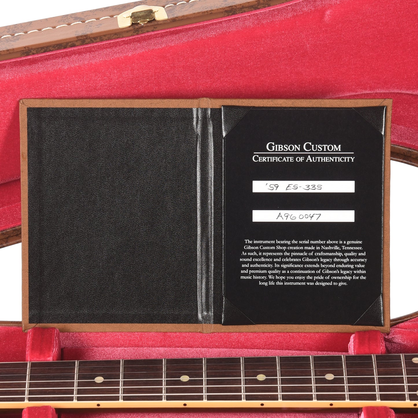 Gibson Custom Shop 1959 ES-335 Reissue Vintage Burst VOS Electric Guitars / Semi-Hollow