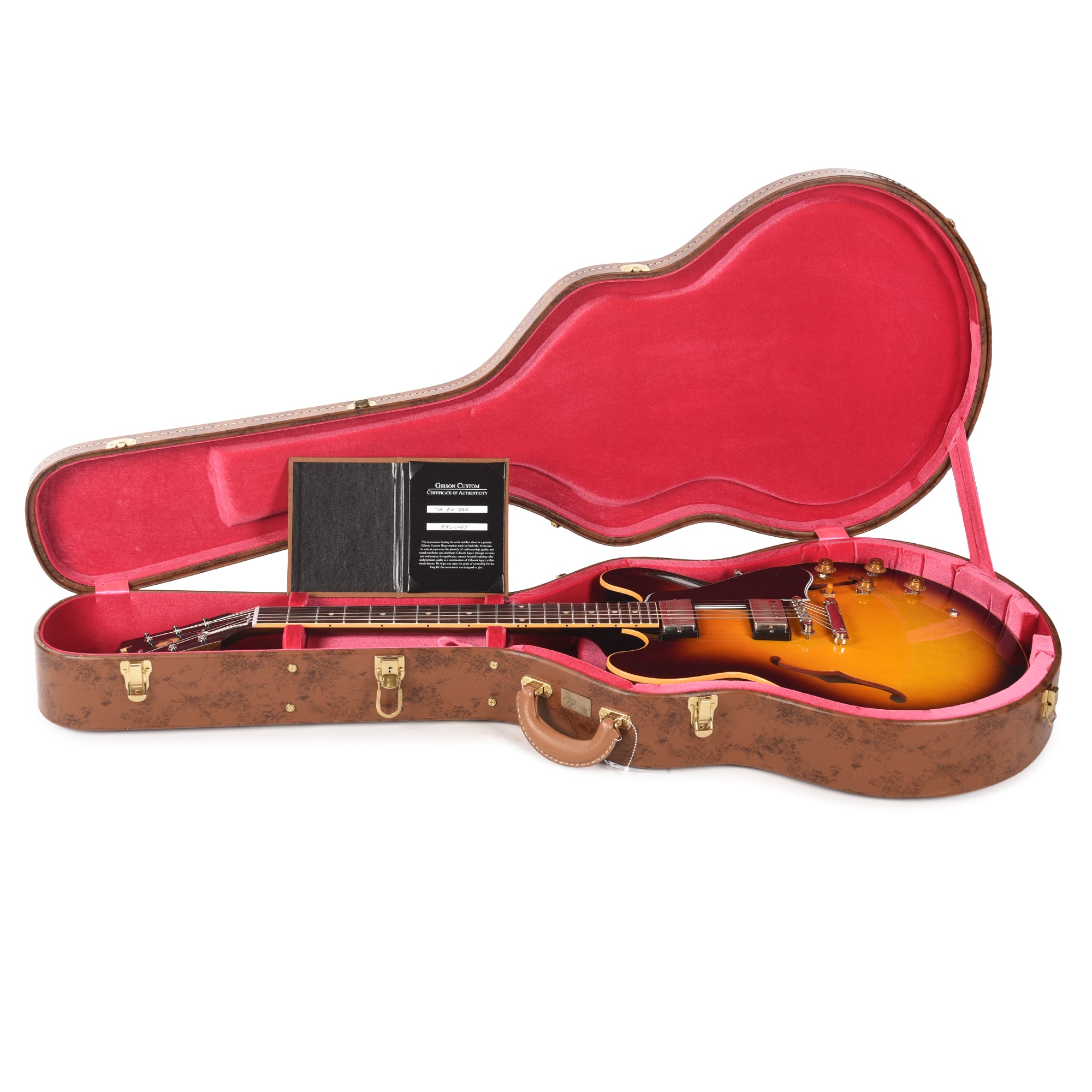 Gibson Custom Shop 1959 ES-335 Reissue Vintage Burst VOS Electric Guitars / Semi-Hollow