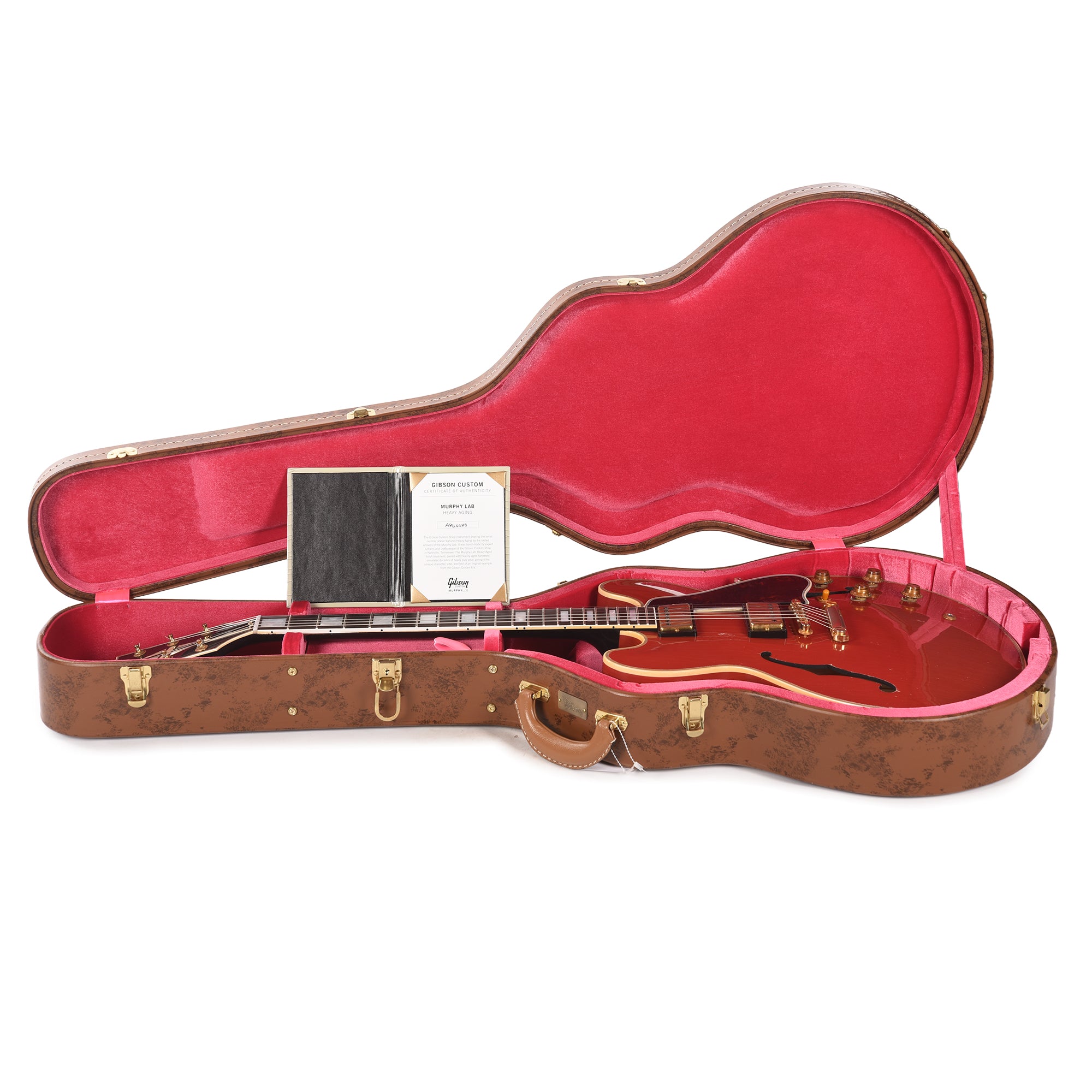 Gibson Custom Shop 1959 ES-355 Antique Ember Red Murphy Lab Heavy