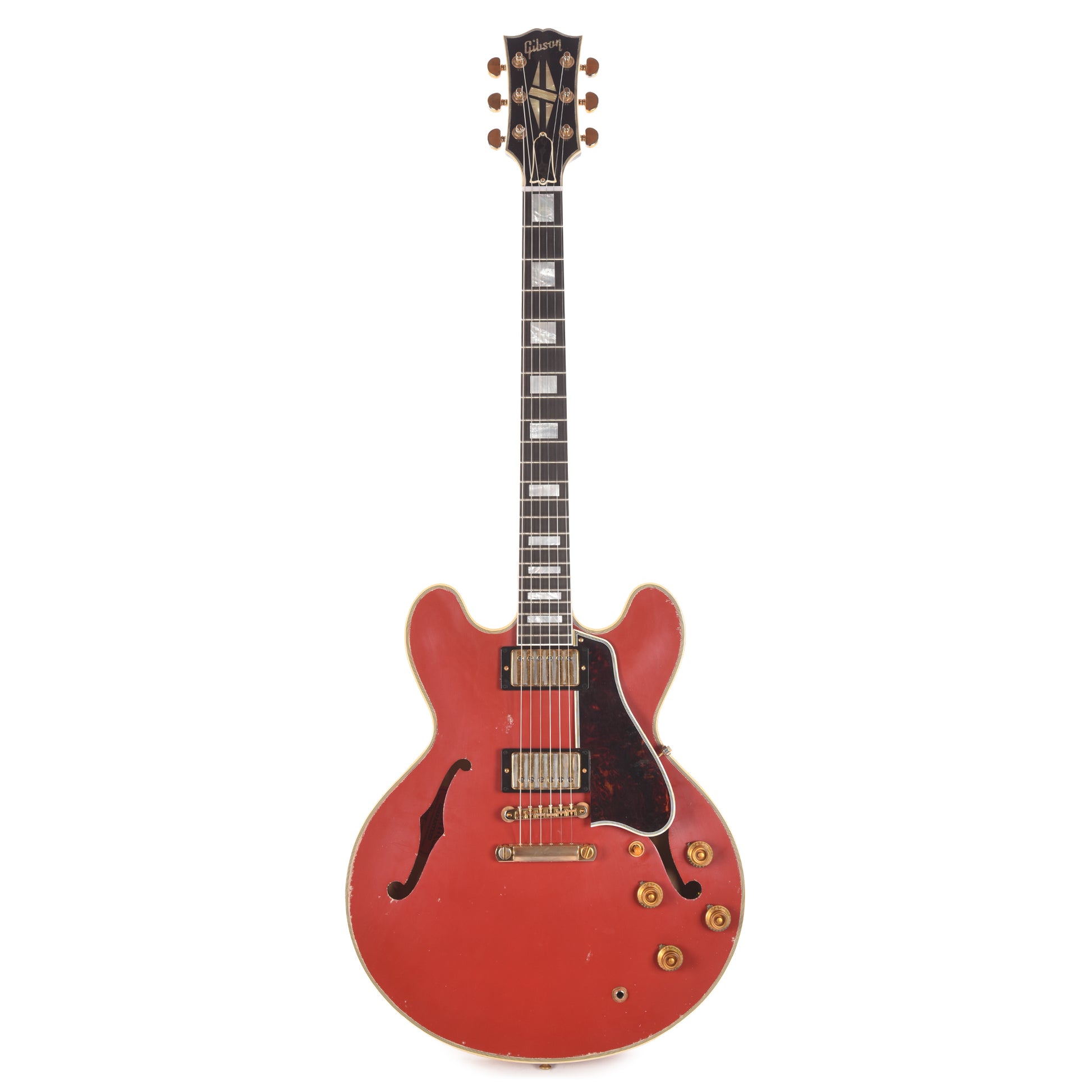 Gibson Custom Shop 1959 ES-355 Antique Ember Red Murphy Lab Heavy Aged Electric Guitars / Semi-Hollow