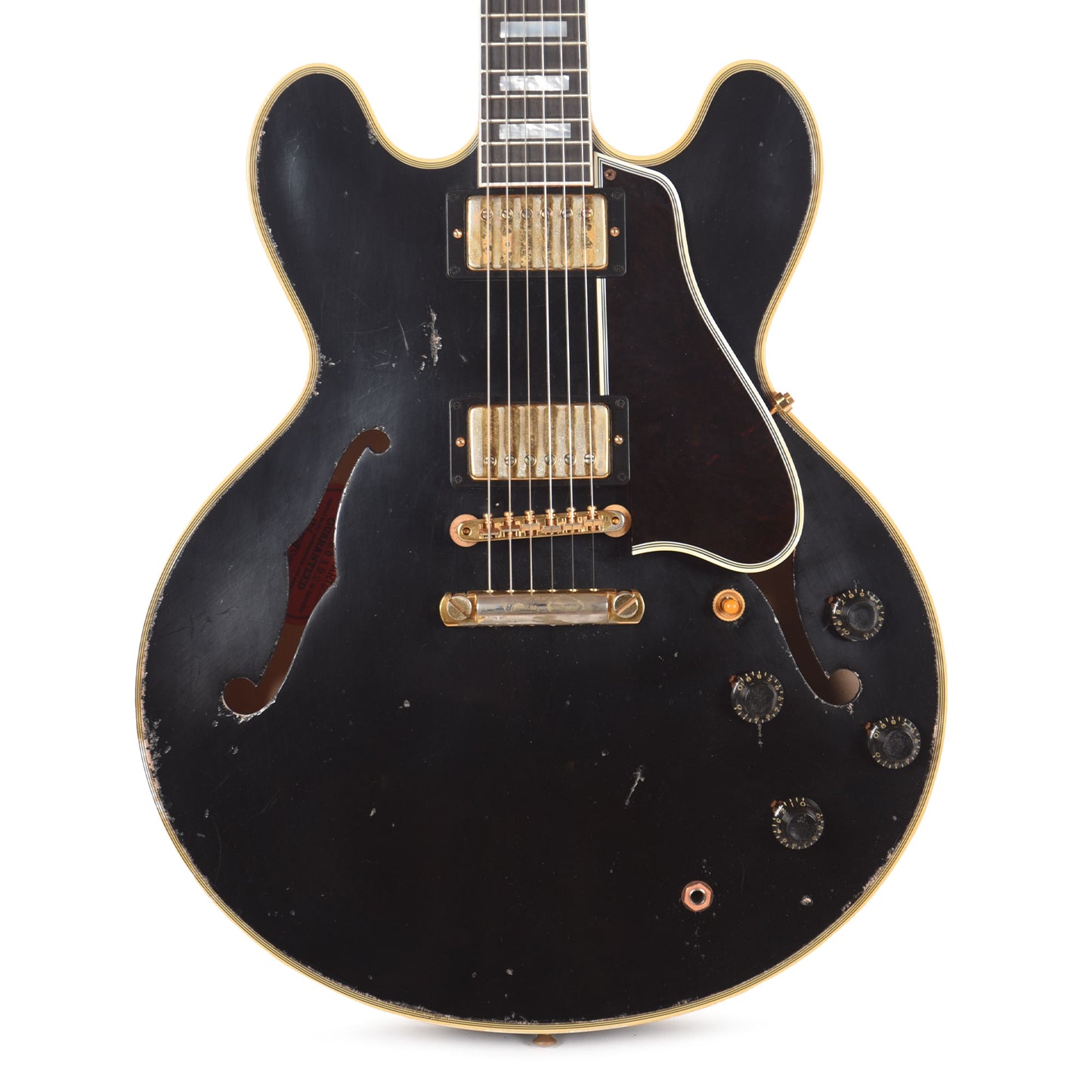 Gibson Custom Shop 1959 ES-355 "CME Spec" Antique Ebony Murphy Lab Heavy Aged Electric Guitars / Semi-Hollow