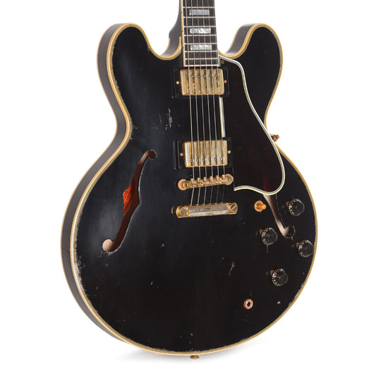 Gibson Custom Shop 1959 ES-355 "CME Spec" Antique Ebony Murphy Lab Heavy Aged Electric Guitars / Semi-Hollow