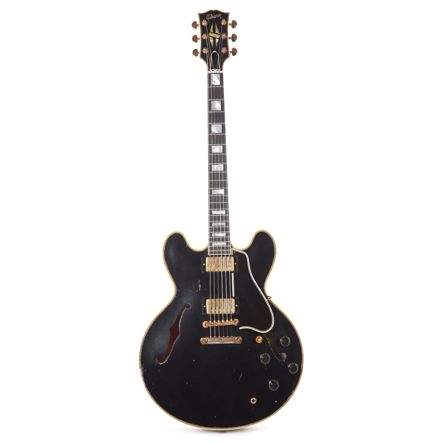 Gibson Custom Shop 1959 ES-355 "CME Spec" Antique Ebony Murphy Lab Heavy Aged Electric Guitars / Semi-Hollow