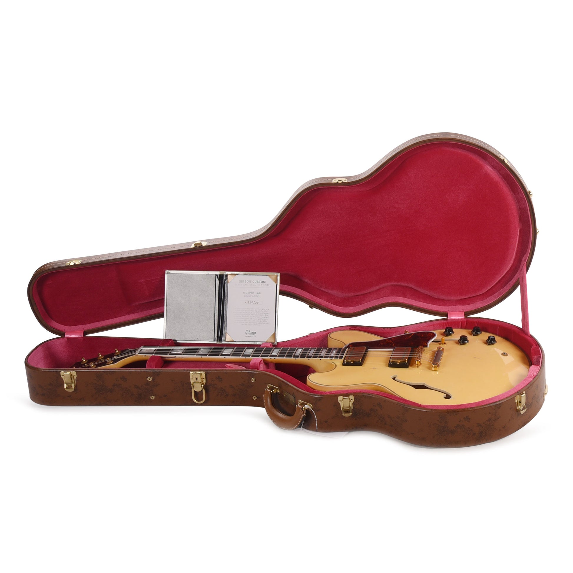 Gibson Custom Shop 1959 ES-355 "CME Spec" Heavy Antique White Murphy Lab Heavy Aged Electric Guitars / Semi-Hollow
