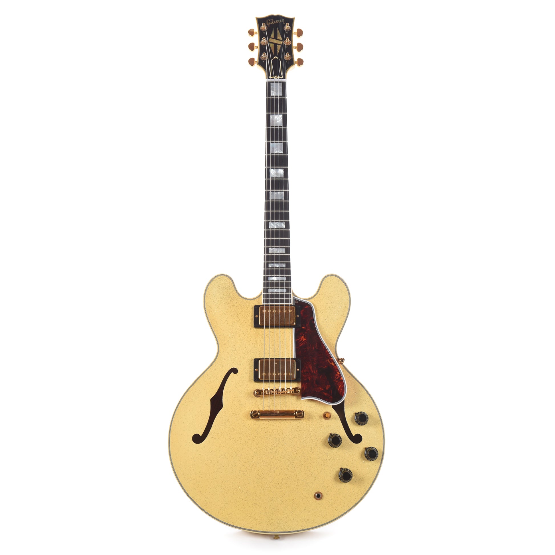 Gibson Custom Shop 1959 ES-355 "CME Spec" Heavy Antique White Sparkle Murphy Lab Ultra Light Aged w/Stopbar Electric Guitars / Semi-Hollow