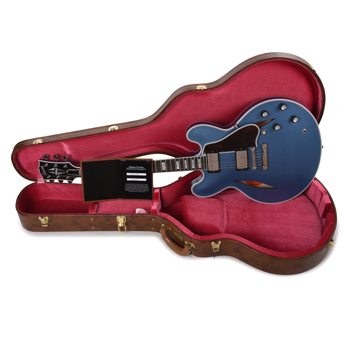 Gibson Custom Shop 1959 ES-355 Diamond Antique Pelham Blue VOS w/Diamond F-Holes Electric Guitars / Semi-Hollow