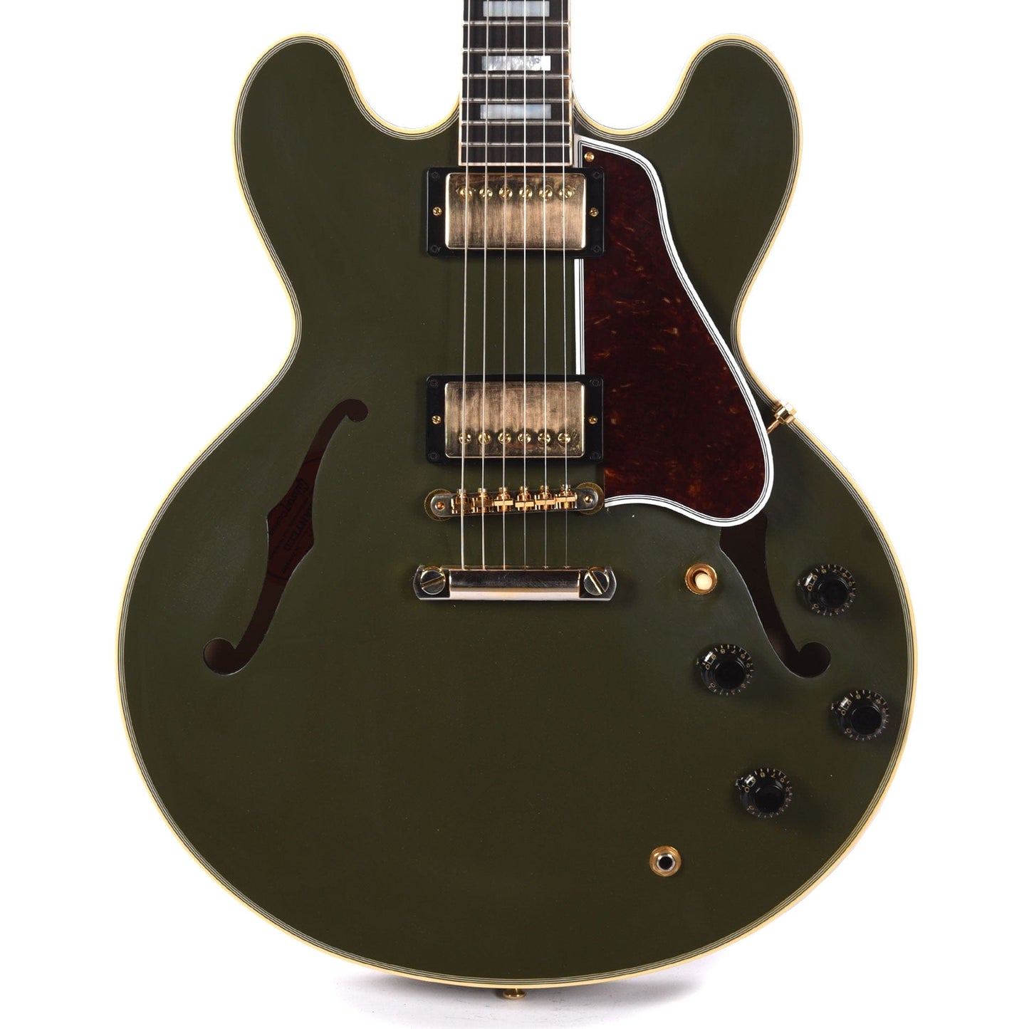 Gibson Custom Shop 1959 ES-355 Reissue Stop Bar "CME Spec" Antique Olive Drab VOS Electric Guitars / Semi-Hollow