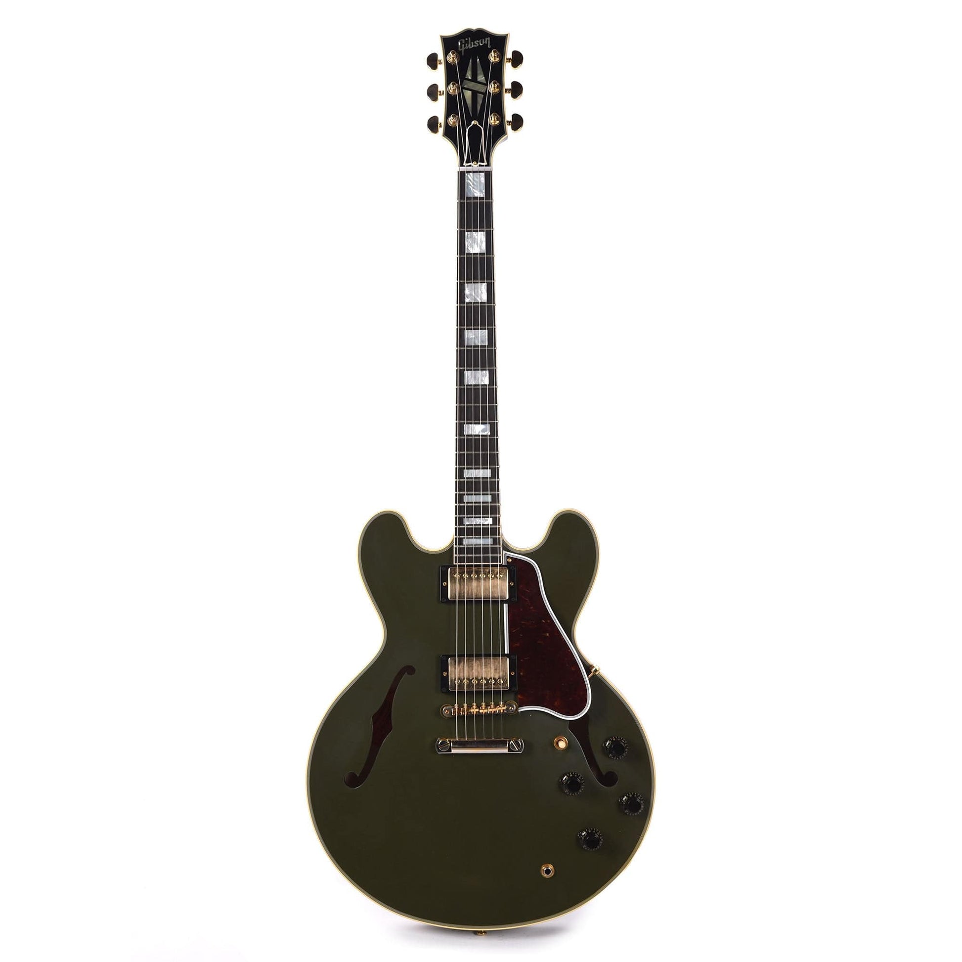Gibson Custom Shop 1959 ES-355 Reissue Stop Bar "CME Spec" Antique Olive Drab VOS Electric Guitars / Semi-Hollow