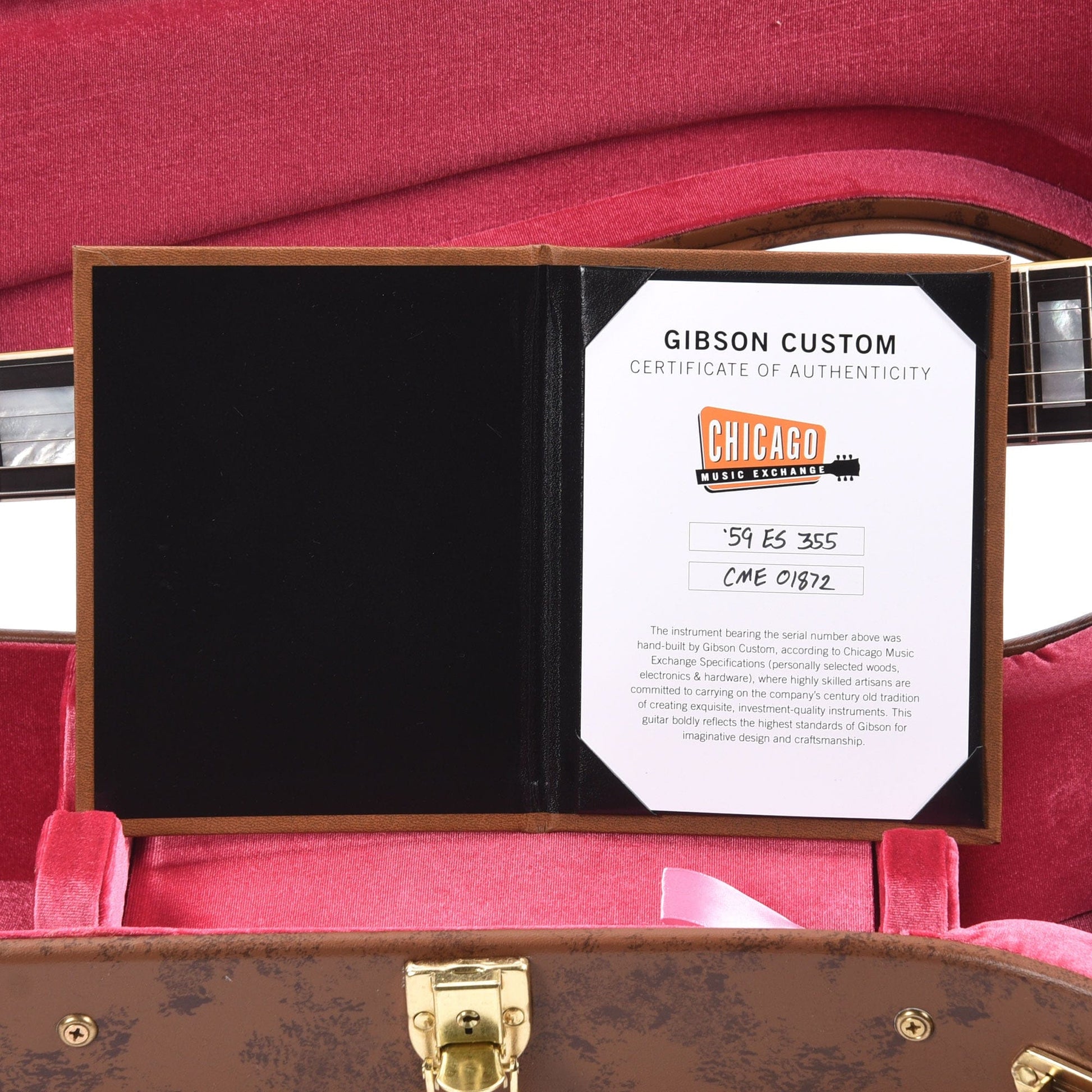 Gibson Custom Shop 1959 ES-355 Reissue Stop Bar "CME Spec" Antique Olive Drab VOS Electric Guitars / Semi-Hollow