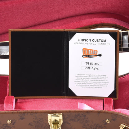 Gibson Custom Shop 1959 ES-355 Reissue Stop Bar "CME Spec" Antique Olive Drab VOS Electric Guitars / Semi-Hollow