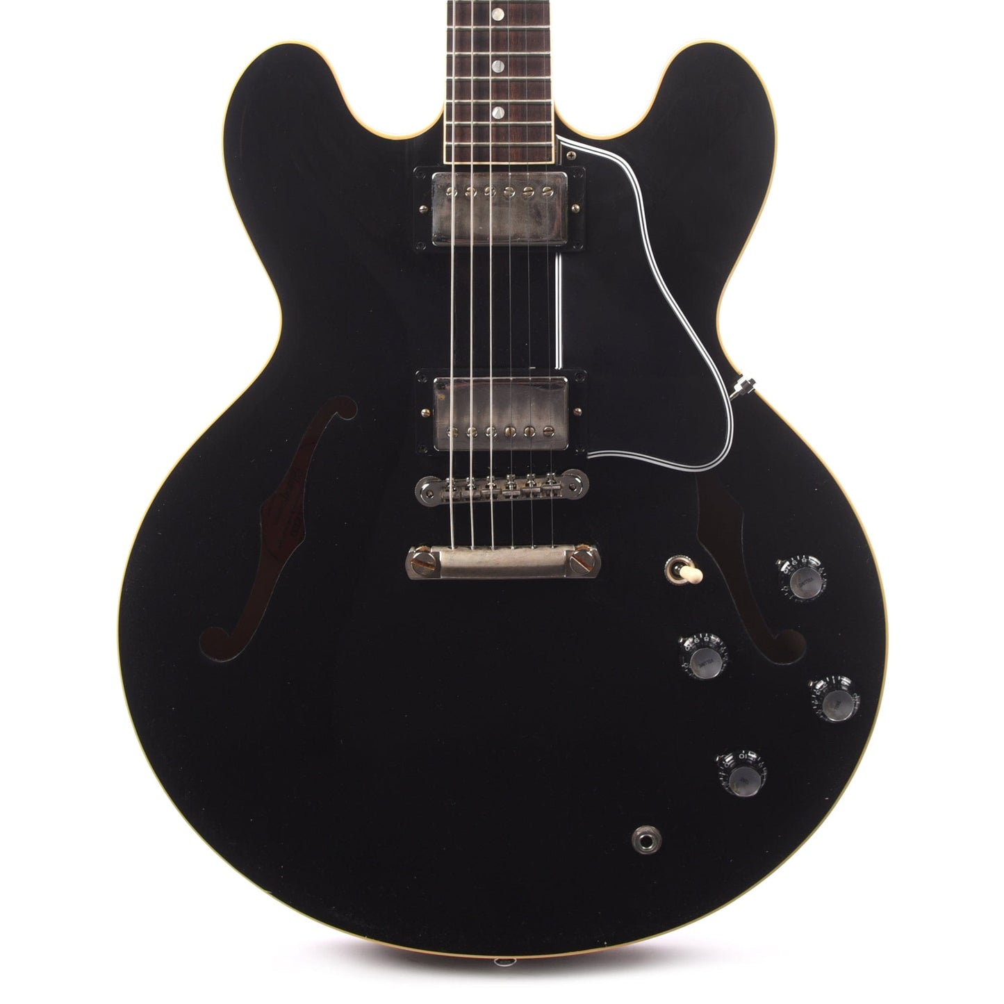 Gibson Custom Shop 1961 ES-335 Reissue "CME Spec" Antique Ebony Murphy Lab Ultra Light Aged Electric Guitars / Semi-Hollow