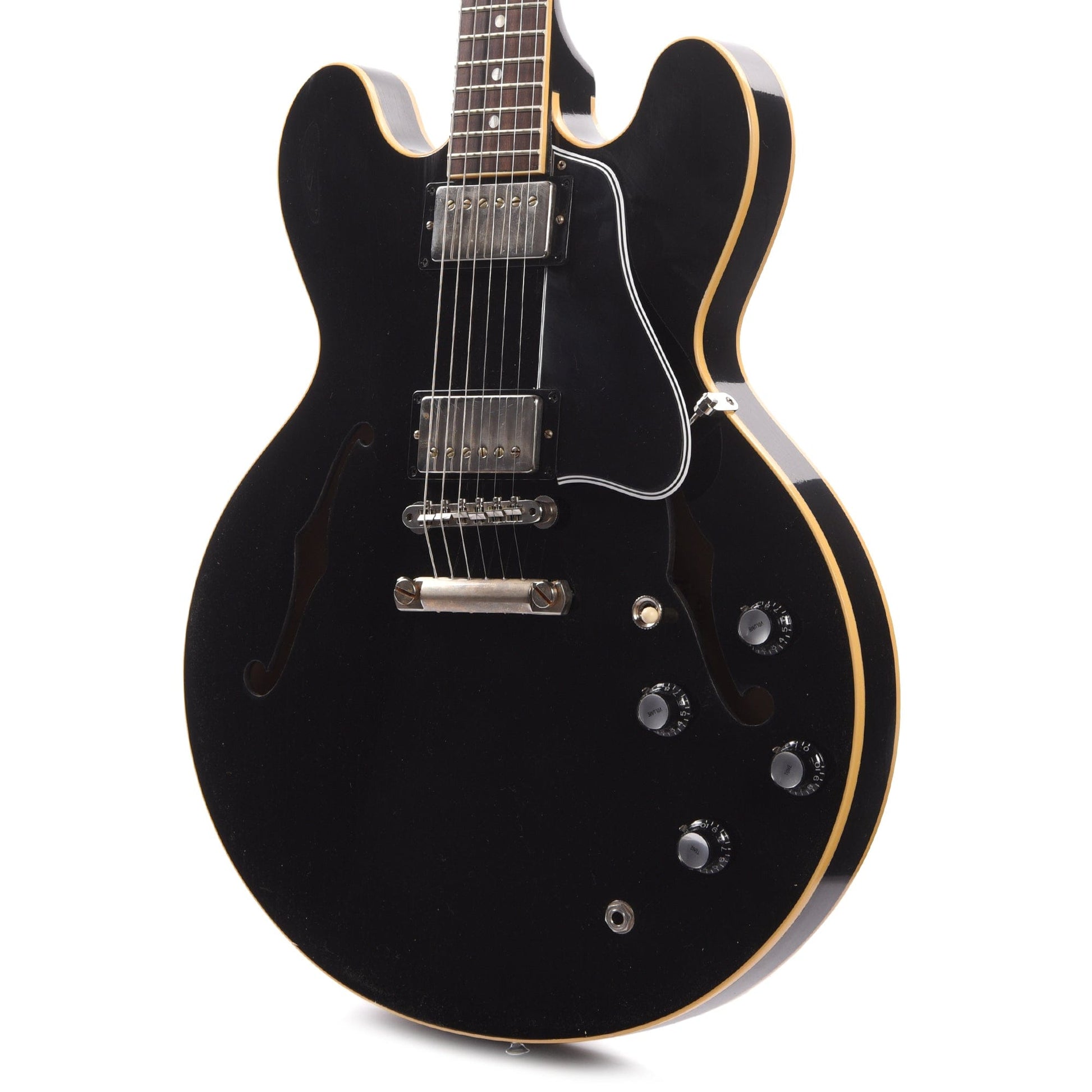 Gibson Custom Shop 1961 ES-335 Reissue "CME Spec" Antique Ebony Murphy Lab Ultra Light Aged Electric Guitars / Semi-Hollow