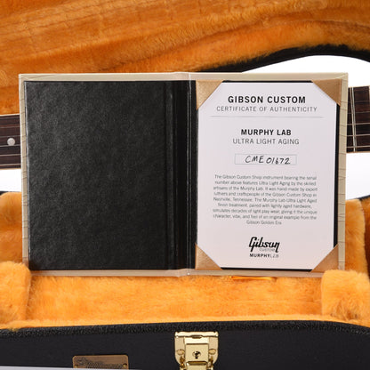 Gibson Custom Shop 1961 ES-335 Reissue "CME Spec" Antique Ebony Murphy Lab Ultra Light Aged Electric Guitars / Semi-Hollow