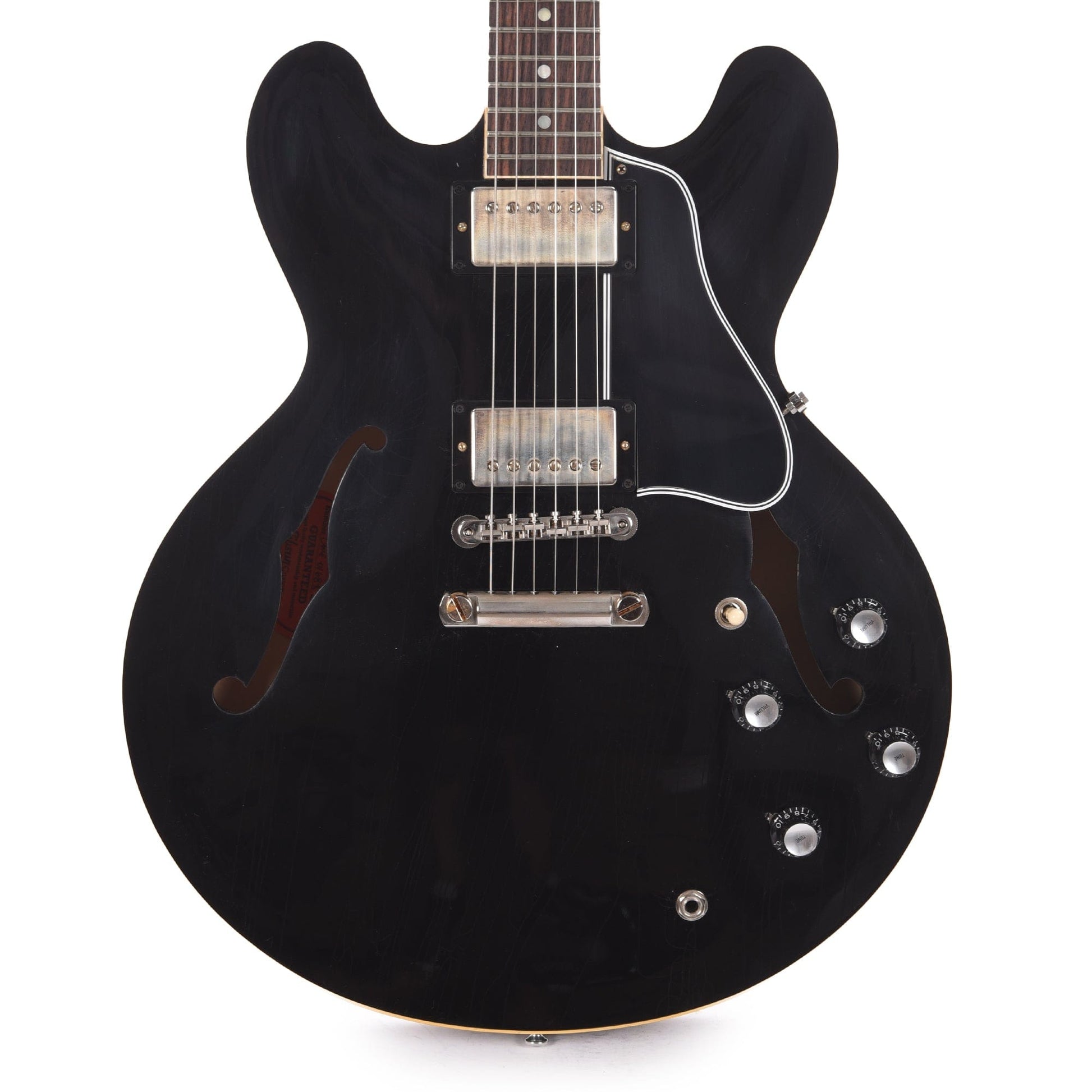 Gibson Custom Shop 1961 ES-335 Reissue "CME Spec" Antique Ebony Murphy Lab Ultra Light Aged Electric Guitars / Semi-Hollow