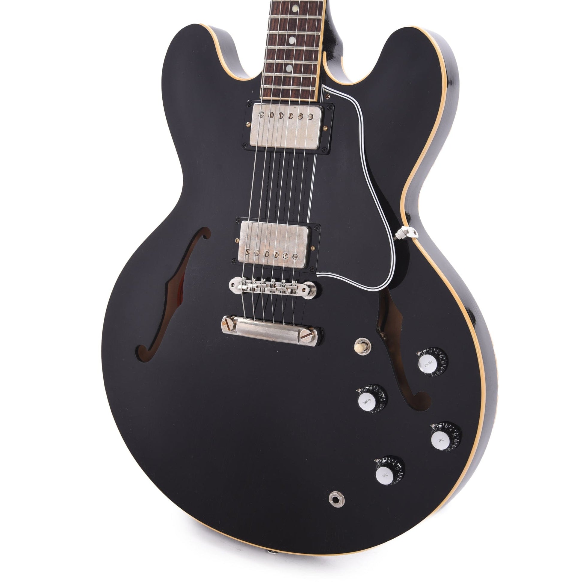 Gibson Custom Shop 1961 ES-335 Reissue "CME Spec" Antique Ebony Murphy Lab Ultra Light Aged Electric Guitars / Semi-Hollow