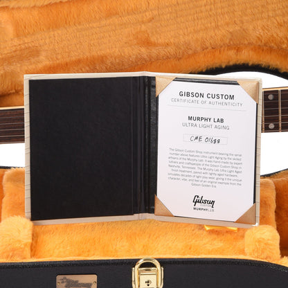 Gibson Custom Shop 1961 ES-335 Reissue "CME Spec" Antique Ebony Murphy Lab Ultra Light Aged Electric Guitars / Semi-Hollow