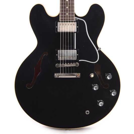 Gibson Custom Shop 1961 ES-335 Reissue "CME Spec" Antique Ebony Murphy Lab Ultra Light Aged Electric Guitars / Semi-Hollow