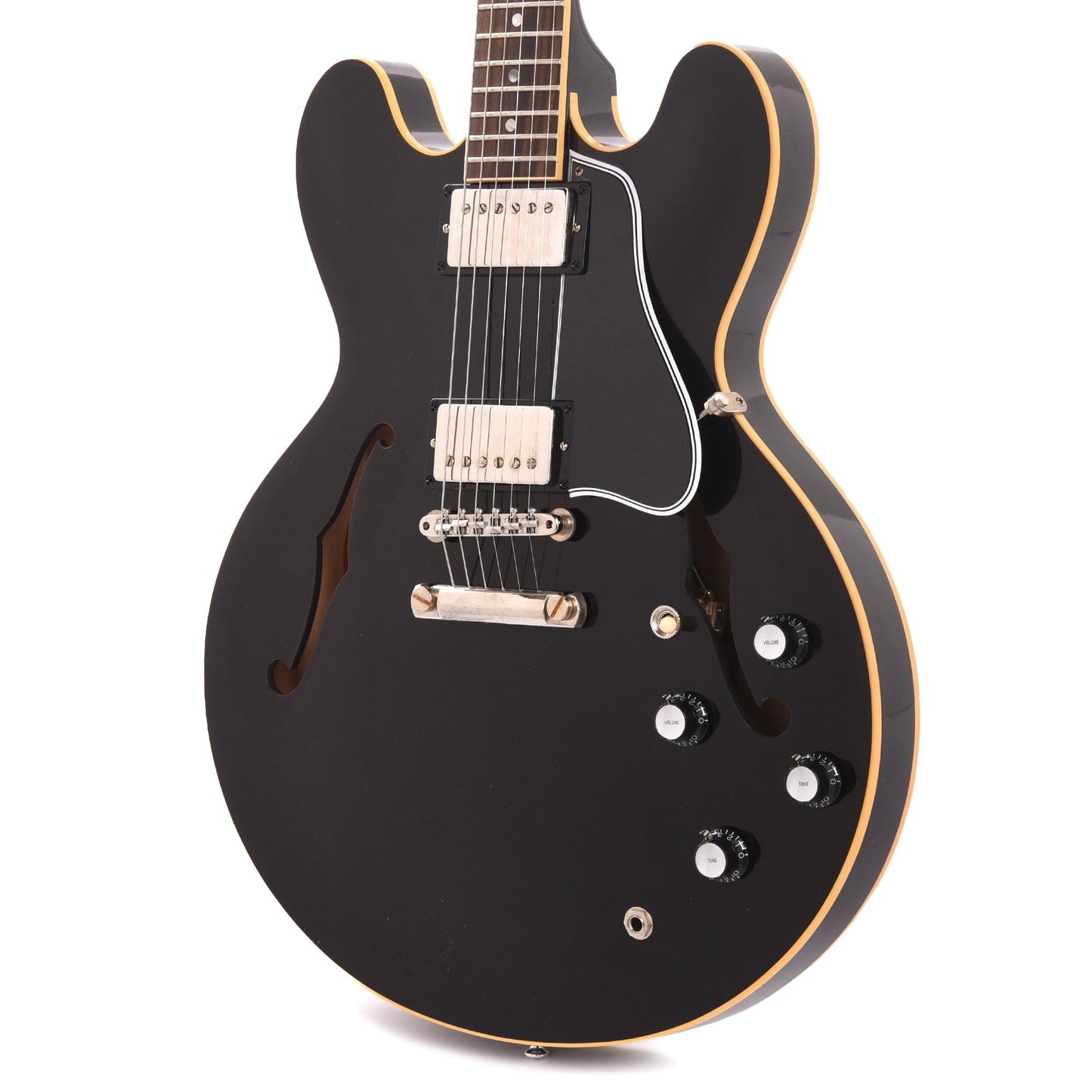 Gibson Custom Shop 1961 ES-335 Reissue "CME Spec" Antique Ebony Murphy Lab Ultra Light Aged Electric Guitars / Semi-Hollow