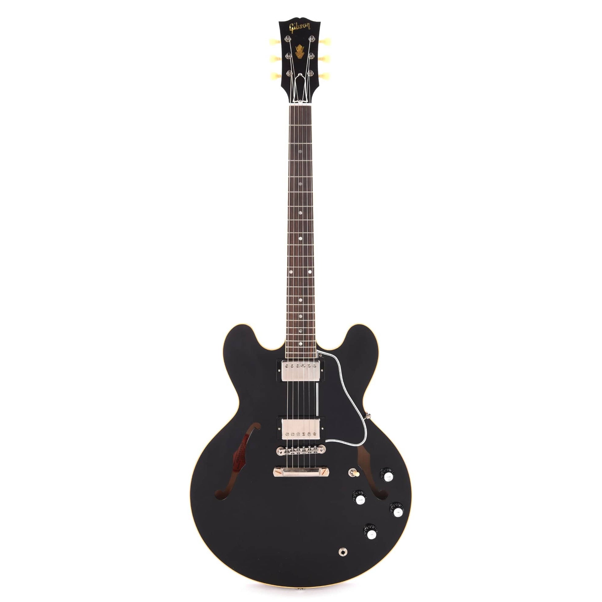 Gibson Custom Shop 1961 ES-335 Reissue "CME Spec" Antique Ebony Murphy Lab Ultra Light Aged Electric Guitars / Semi-Hollow