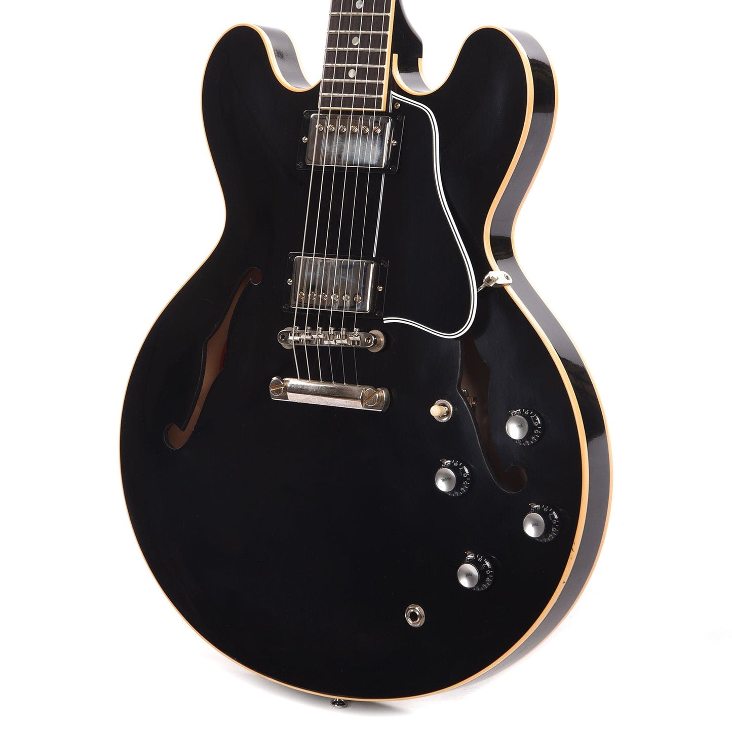 Gibson Custom Shop 1961 ES-335 Reissue "CME Spec" Antique Ebony Murphy Lab Ultra Light Aged Electric Guitars / Semi-Hollow