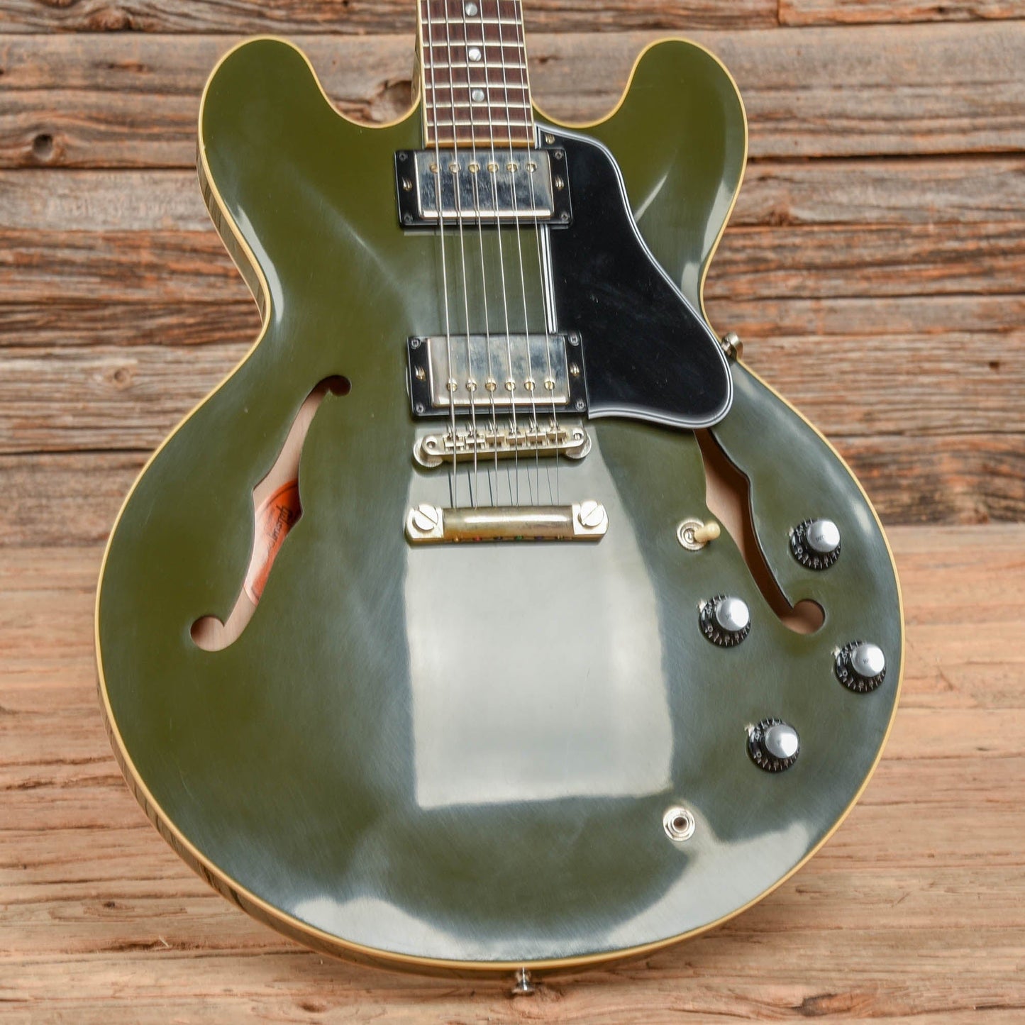 Gibson Custom Shop 1961 ES-335 Reissue "CME Spec" Heavy Antique Olive Drab VOS Electric Guitars / Semi-Hollow